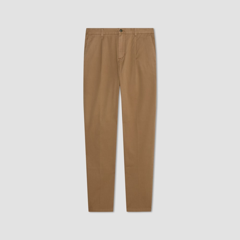 mens-organic-cotton-pleated-chino-toasted-coconut | alt