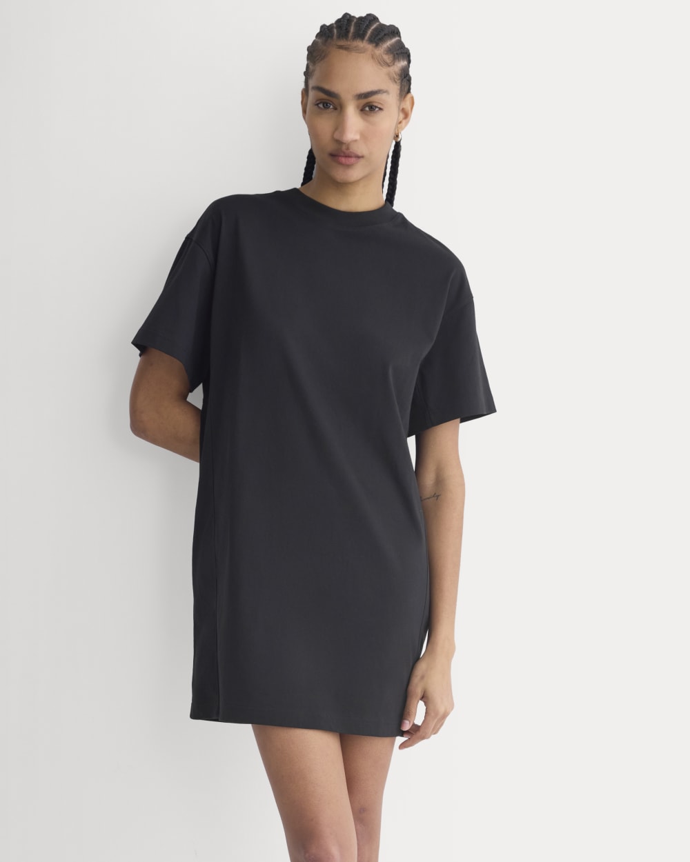 Weekend Tee Mini Dress | Black Everlane Weekend Tee Mini Dress | Black Everlane