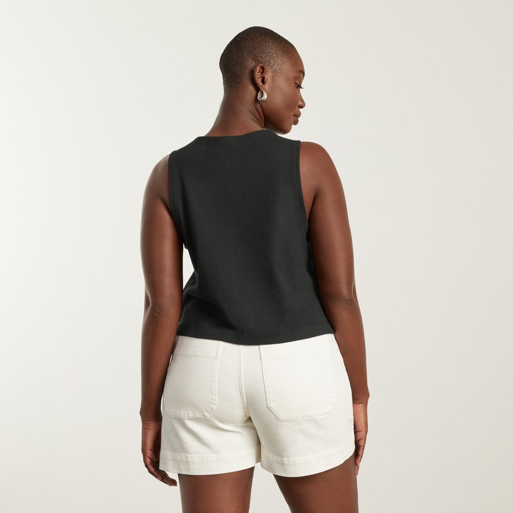 womens-premium-cropped-pocket-tank-black | alt