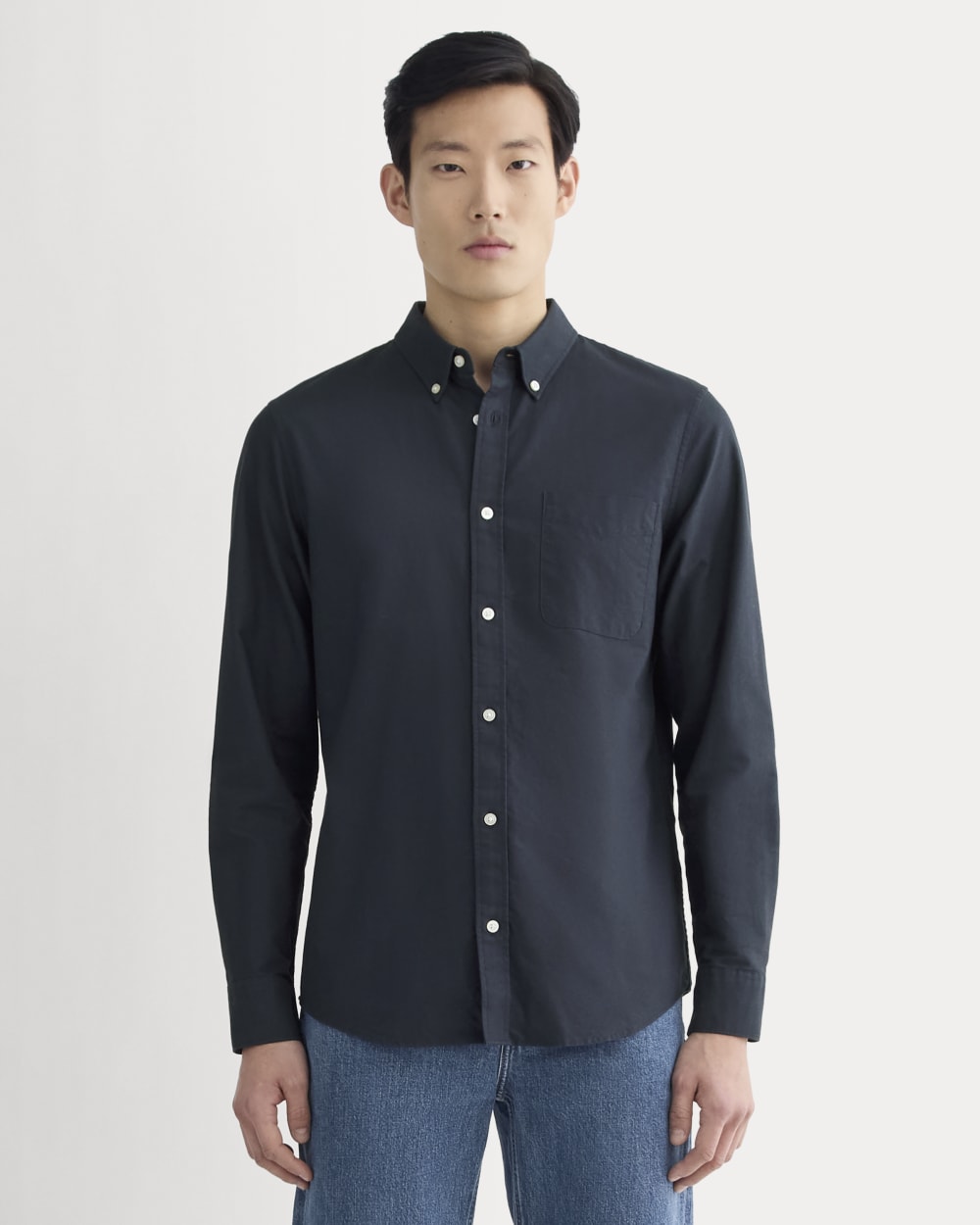 The Slim Oxford Shirt | Navy | Standard Everlane The Slim Oxford Shirt | Navy | Standard Everlane