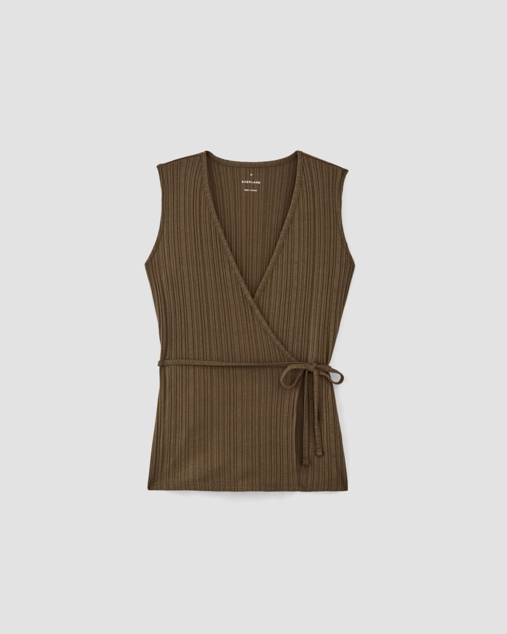 womens-rib-wrap-top-cocoa | alt