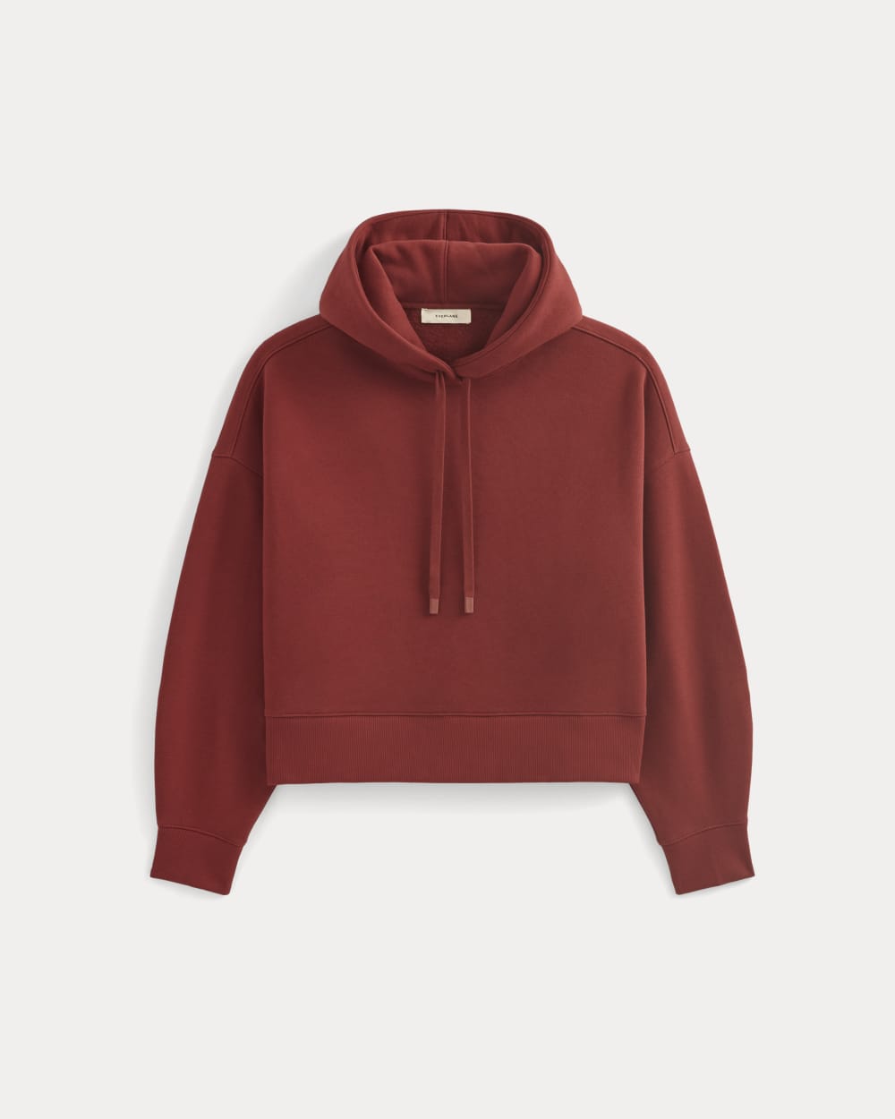 womens-cropped-luxe-fleece-hoodie-merlot | alt