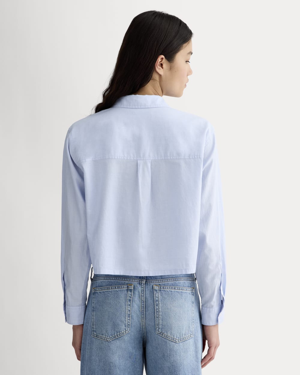womens-silky-cttn-cropped-shirt-chambray-blue
