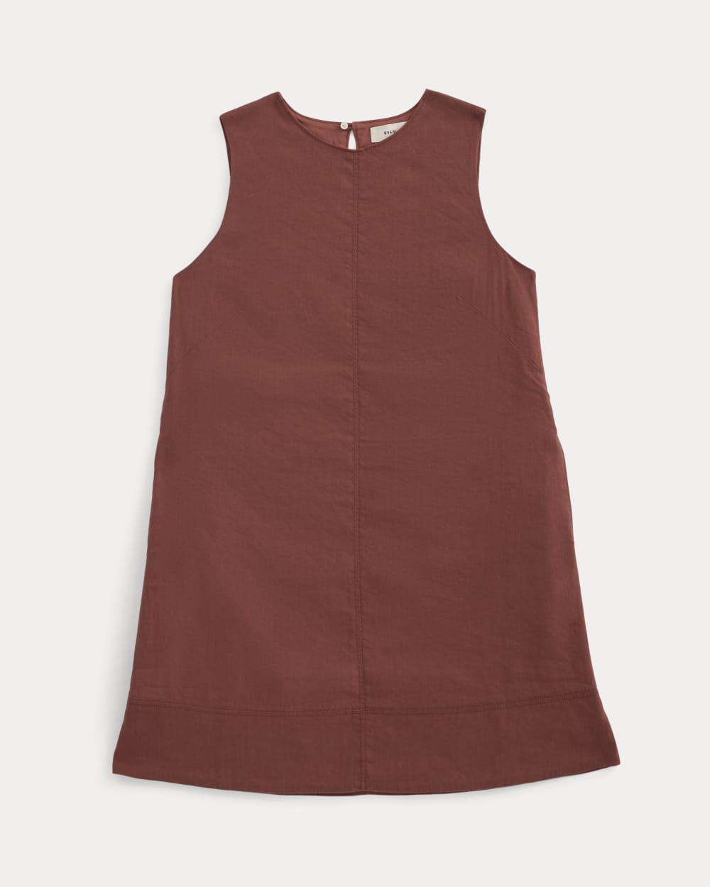 Everlane Shift Dress, Stretch Linen, Henna Red, Size 12 Everlane Shift Dress, Stretch Linen, Henna Red, Size 12