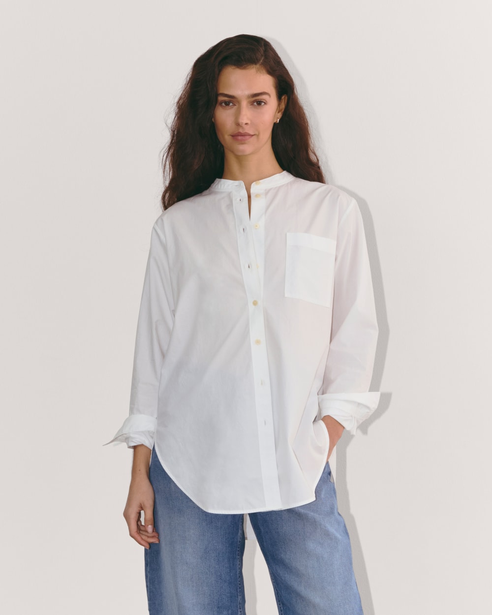 The Oversized Shirt in Ultrasoft Cotton | White – Everlane