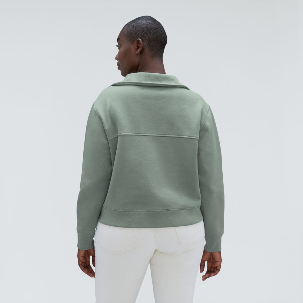 womens-track-half-zip-lily-pad