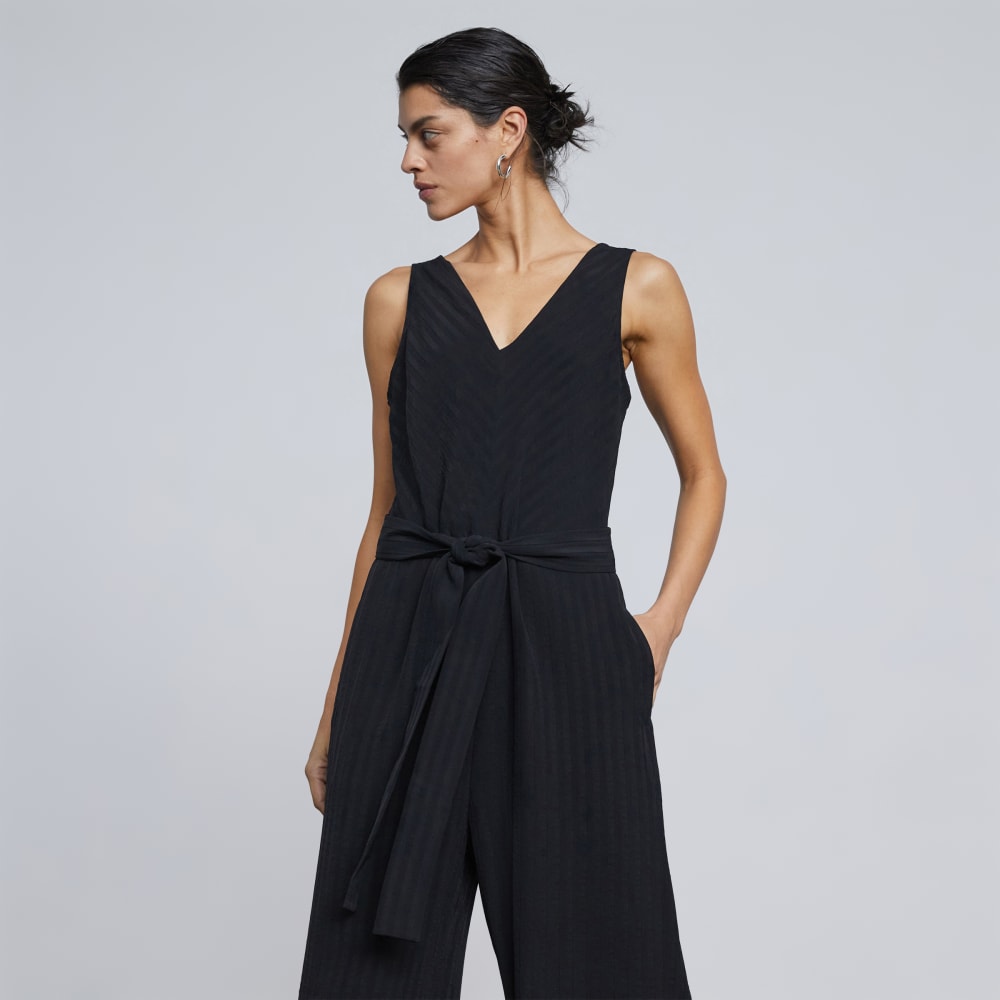 womens-city-stripe-draped-jumpsuit-black