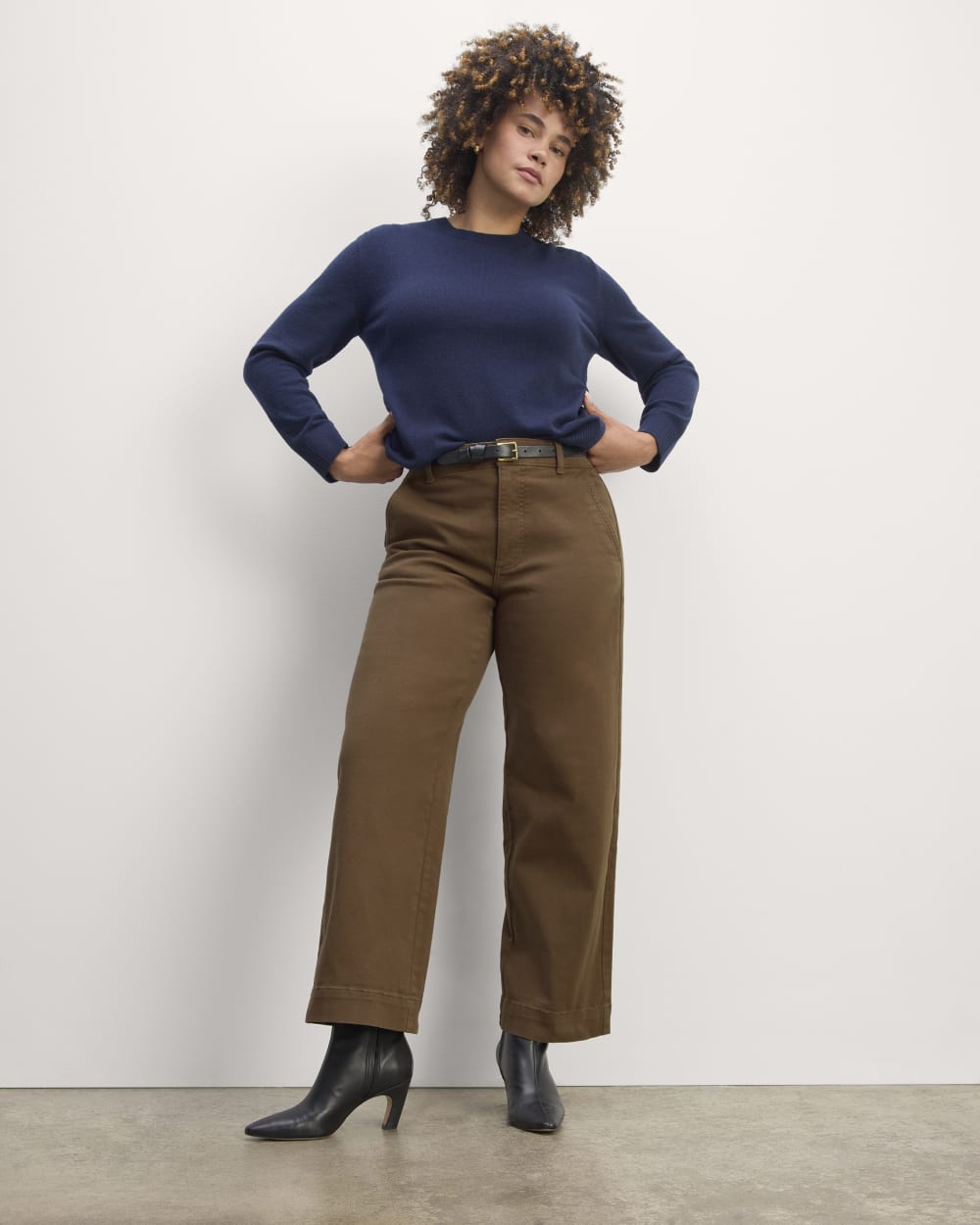The Utility Wide-Leg Pant | Cocoa – Everlane