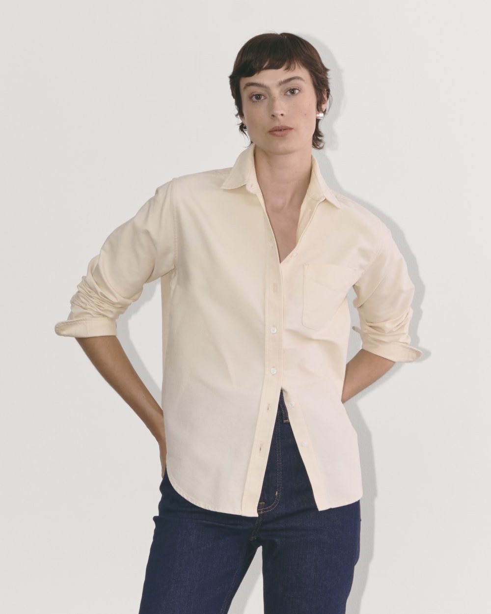The Must-Have Oxford Shirt | Whisper Pink Everlane The Must-Have Oxford Shirt | Whisper Pink Everlane