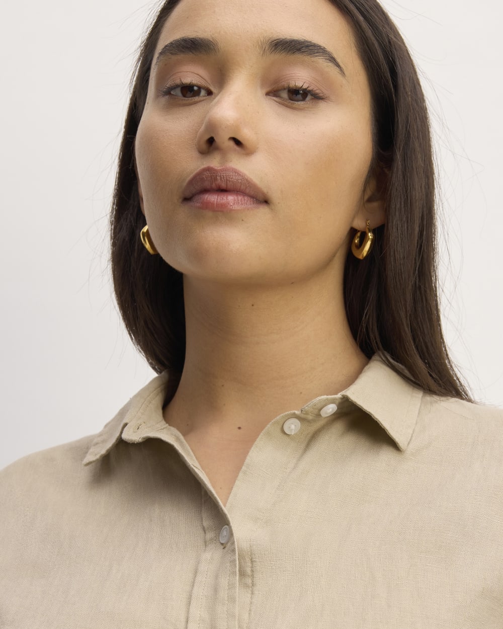 womens-relaxed-linen-shirt-trench-coat-khaki