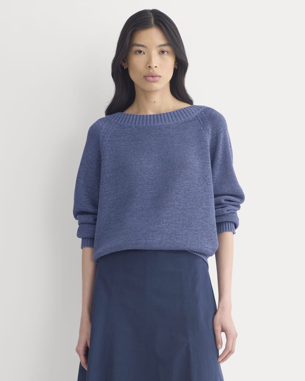 womens-wide-neck-crew-sweater-tape-yarn-blue-dusk | primary