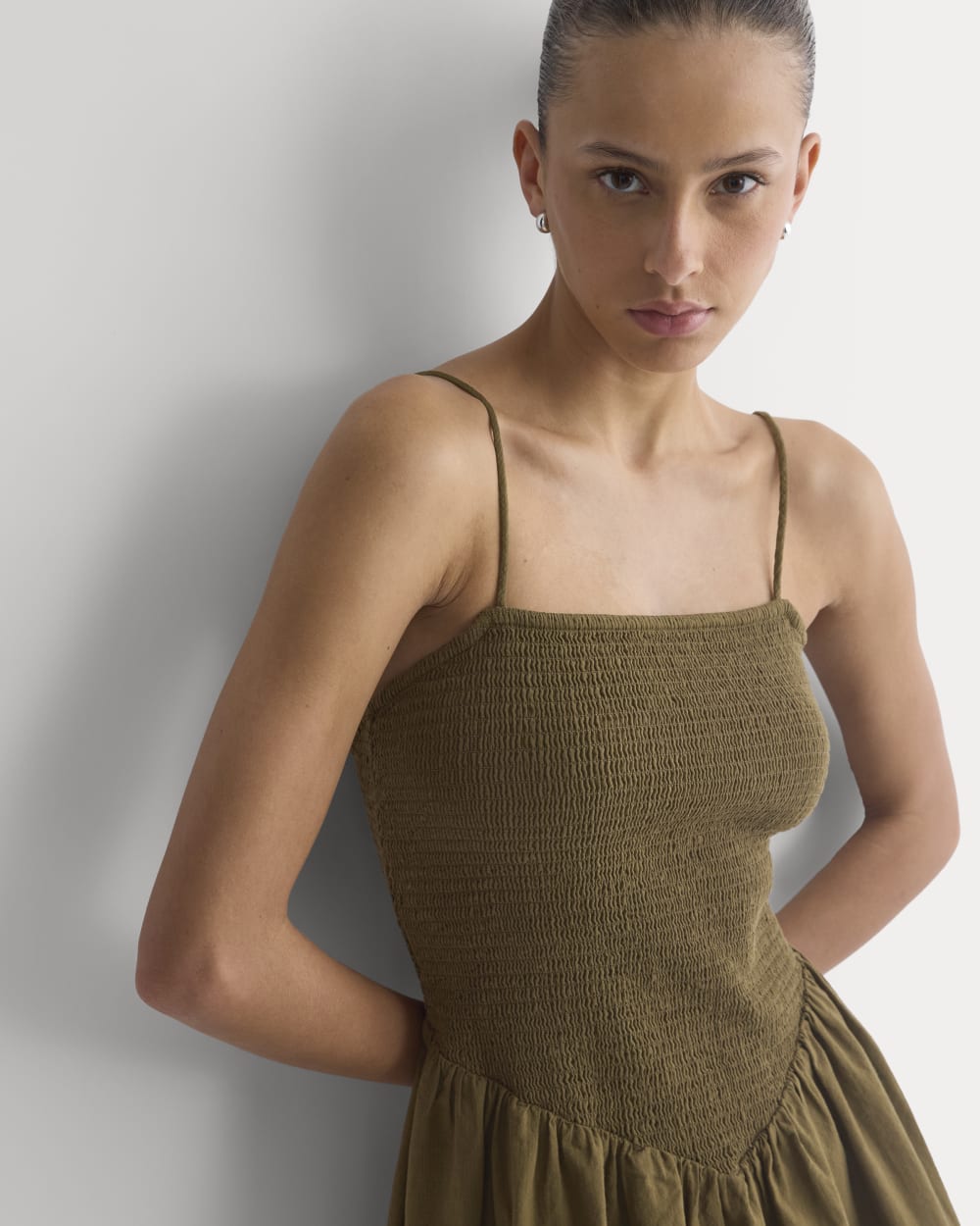 womens-gauze-smocked-mini-dress-beech