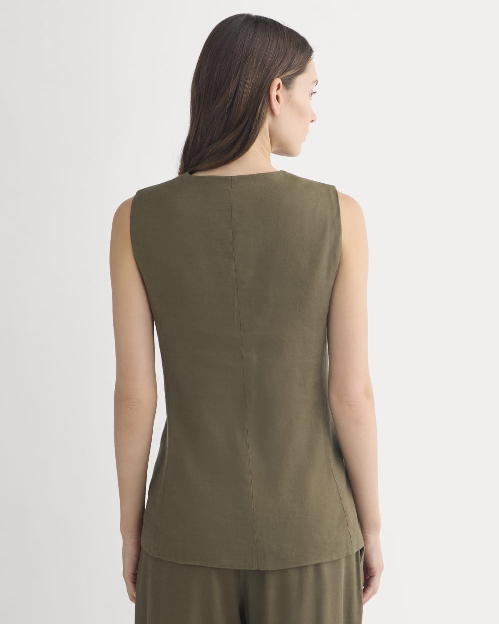 womens-long-vest-in-stretch-linen-beech