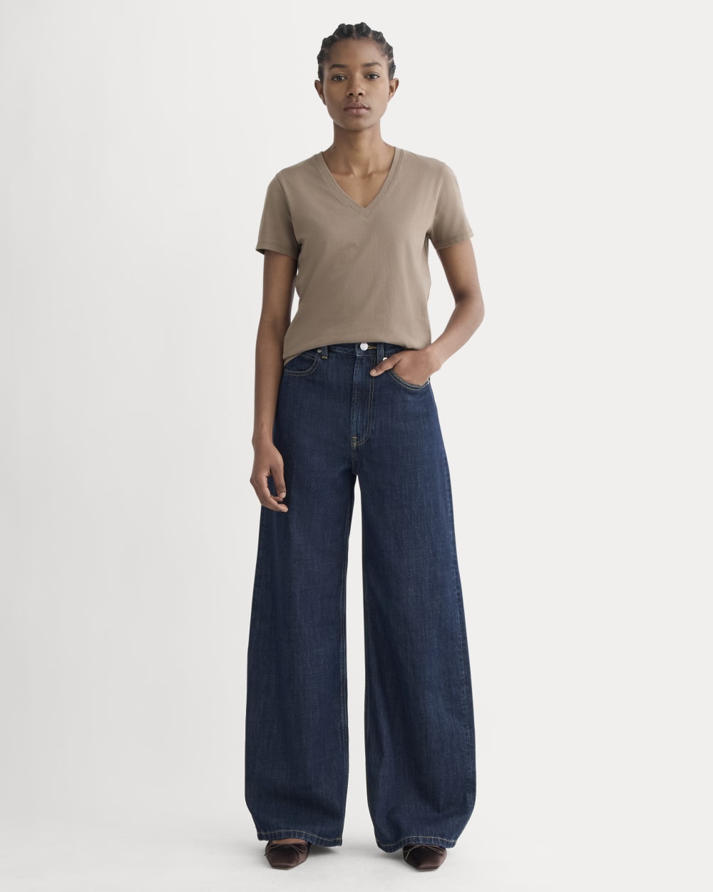 womens-organic-cotton-slim-v-neck-tee-clay