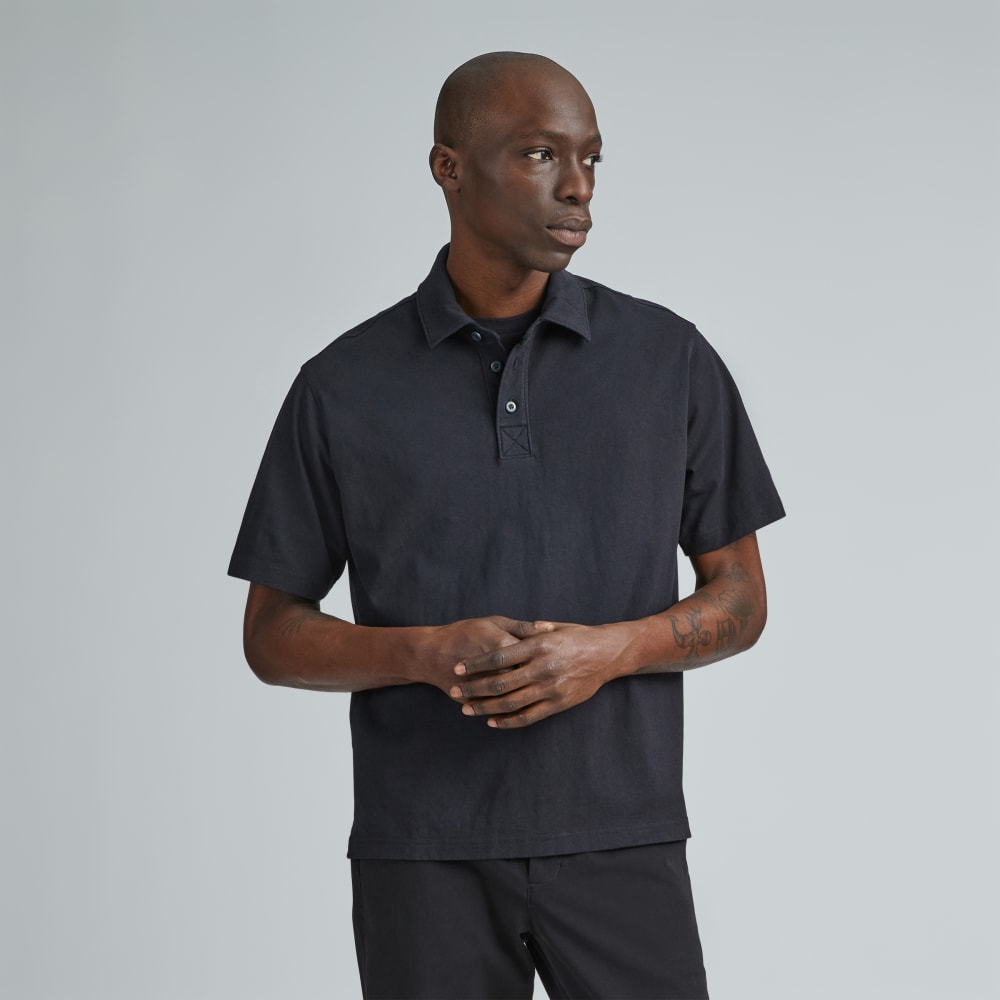 mens-premium-weight-relaxed-polo-black | primary