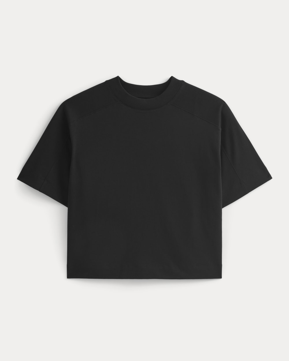 womens-oversized-seamed-tee-black | alt
