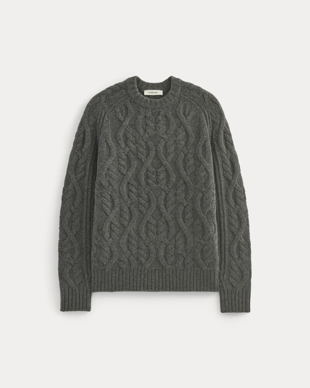 mens-cable-knit-crew-luxe-merino-heathered-soot | alt
