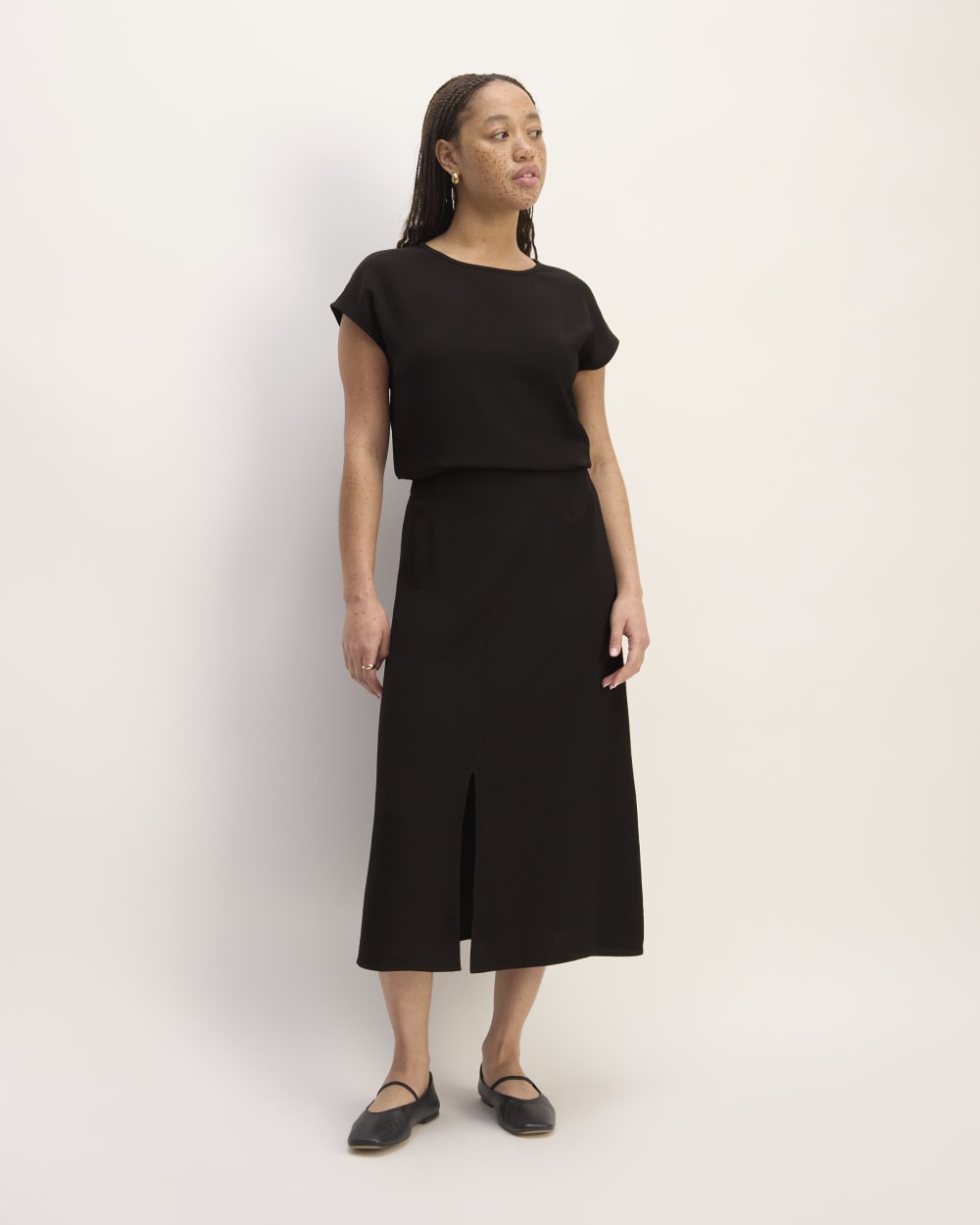 womens-mini-jacquard-stripe-top-black