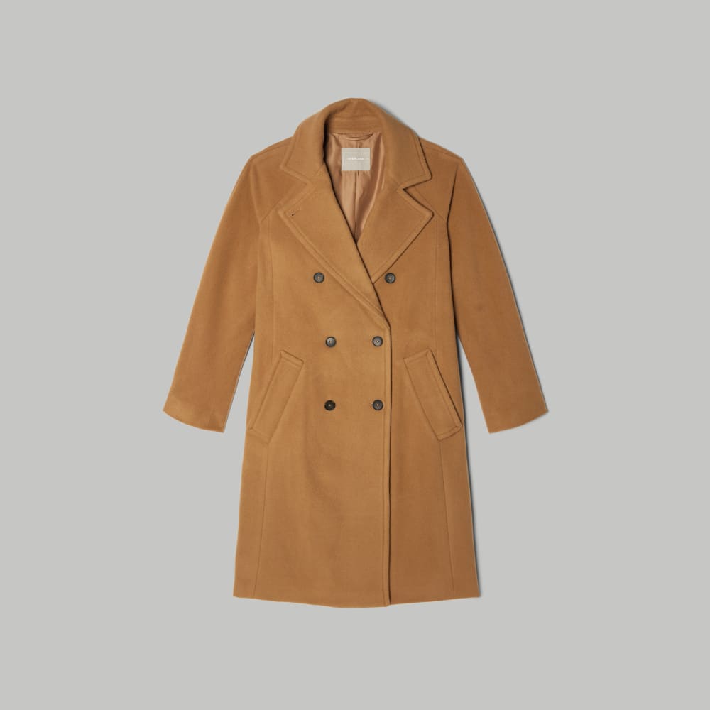 womens-italian-rewool-long-peacoat-camel | alt