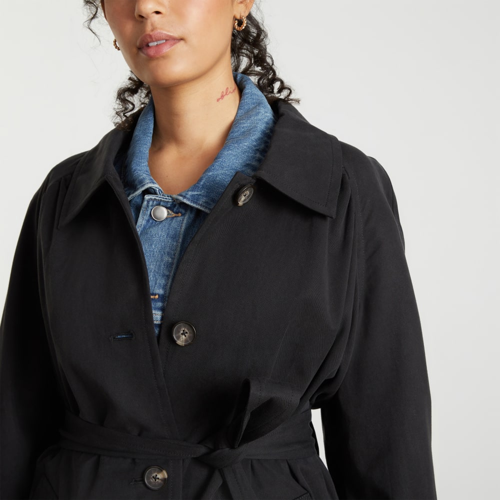 womens-gathered-mac-trench-black