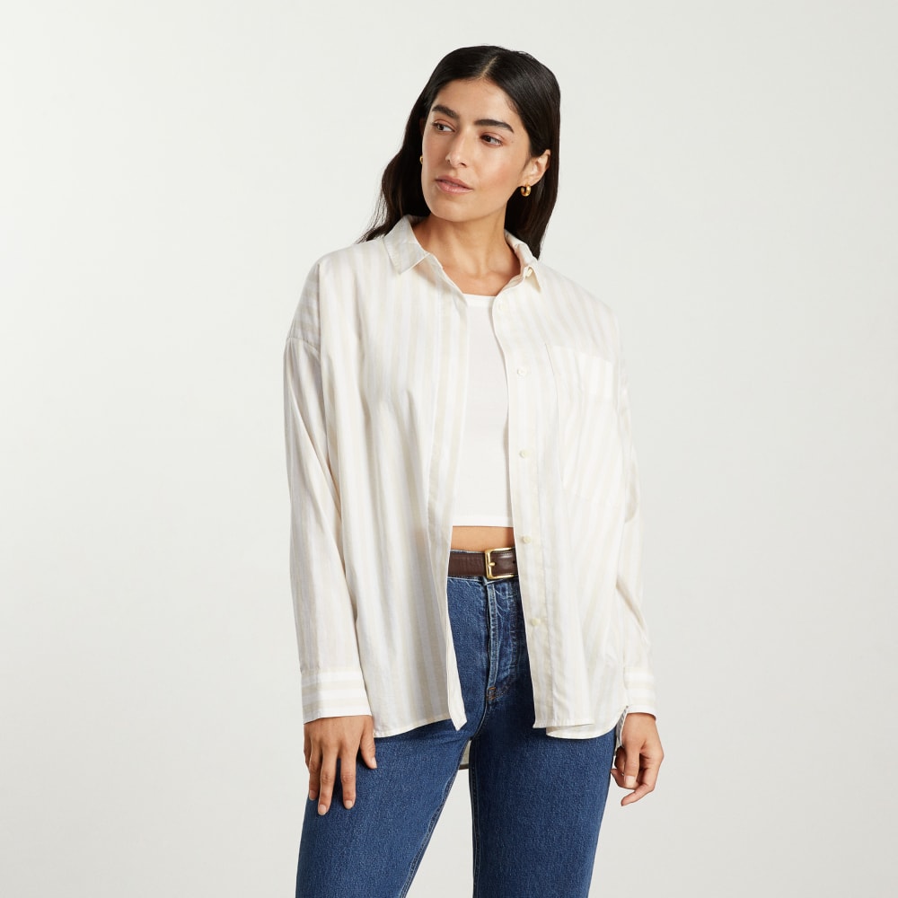 womens-oversized-org-cotton-shirt-sand-white | primary