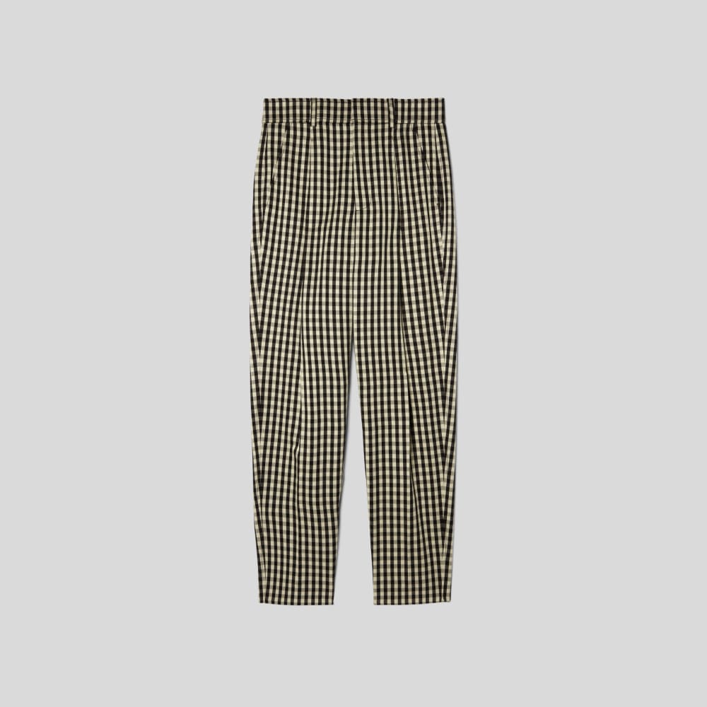 womens-tencel-way-high-taper-pant-khaki-black | alt