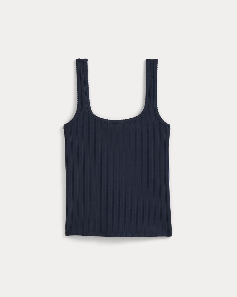 womens-scoop-neck-tank-in-pointelle-deep-navy | alt