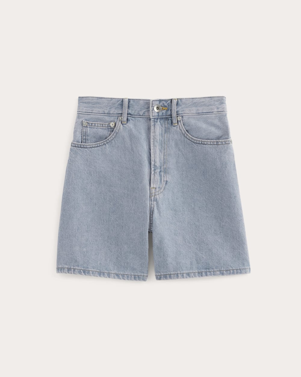 womens-a-line-denim-short-light-indigo | alt