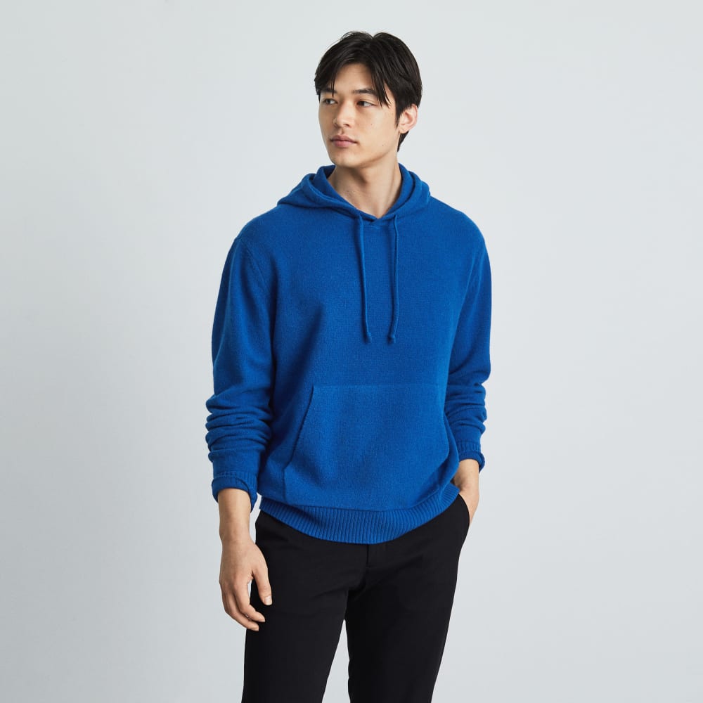 mens-felted-wool-hoodie-darkazure | primary