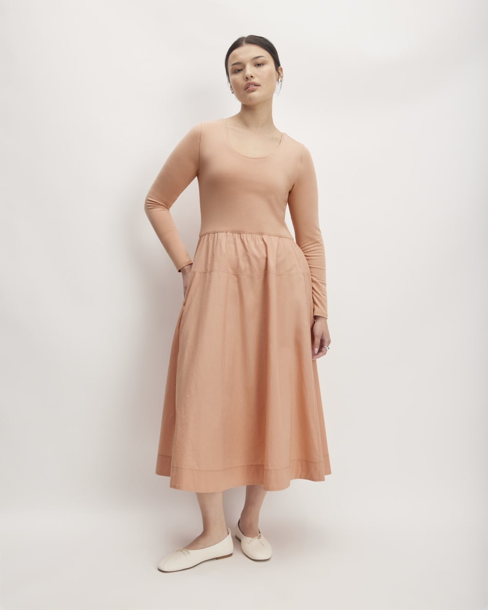 The Long-Sleeve Riviera Dress | Blush Pink The Long-Sleeve Riviera Dress | Blush Pink