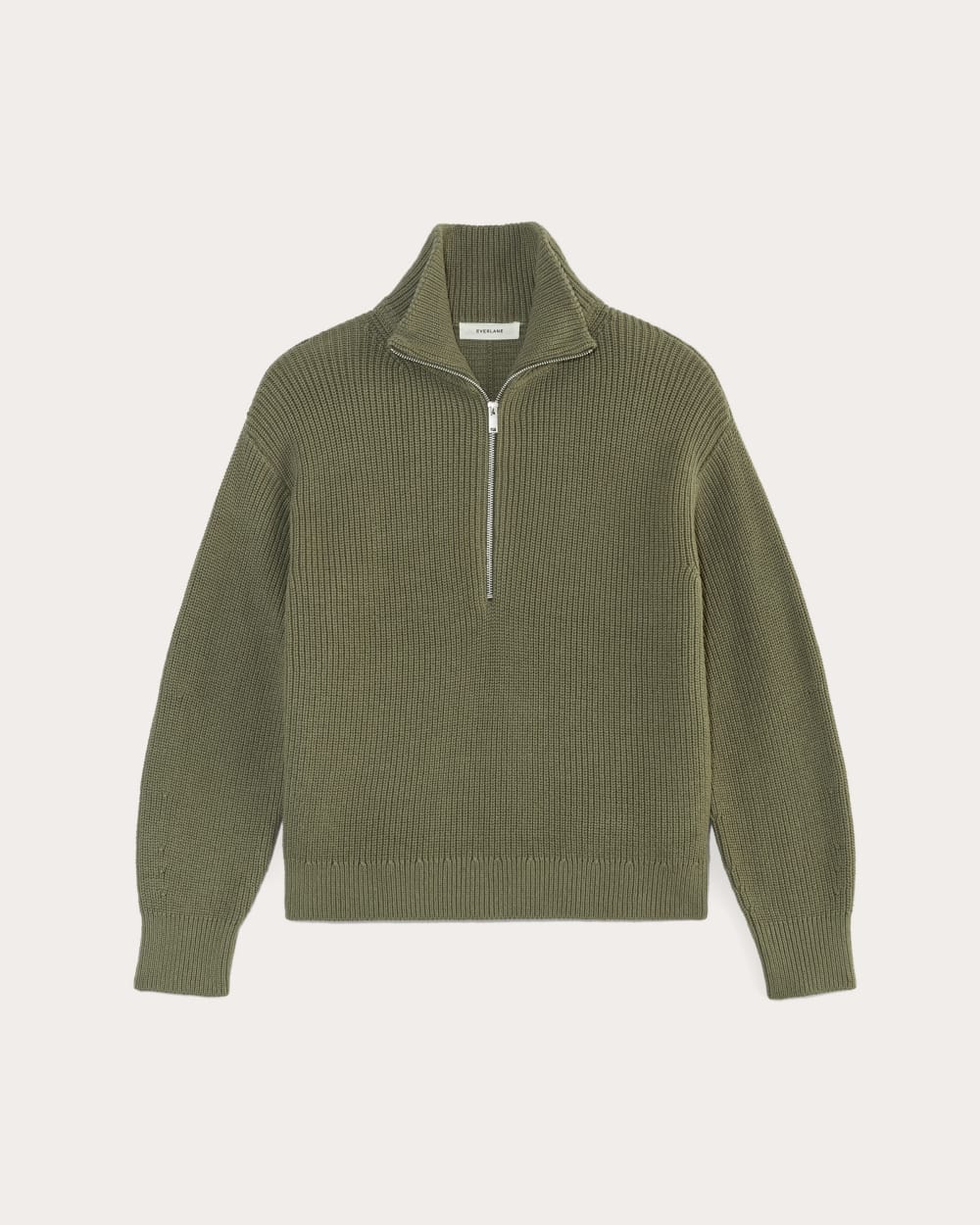 womens-cotton-half-zip-sweater-kalamata | alt
