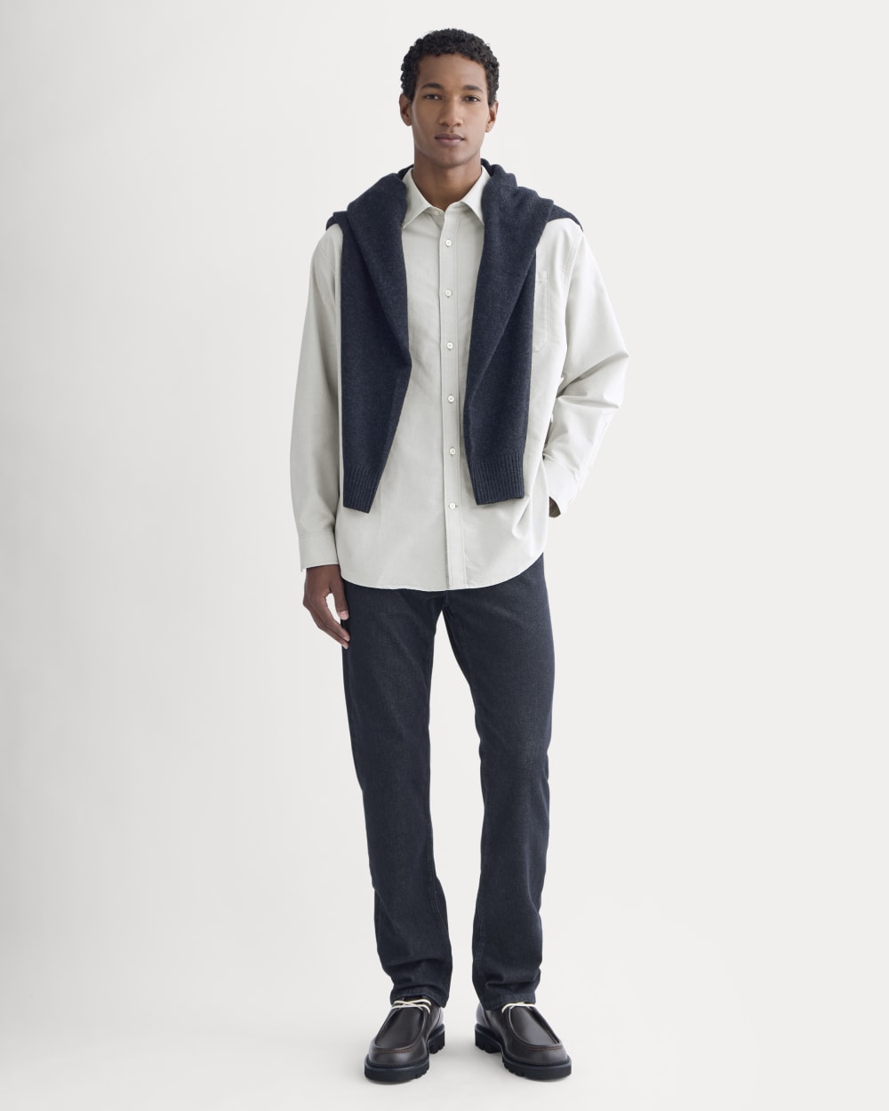 mens-oversized-oxford-shirt-grey