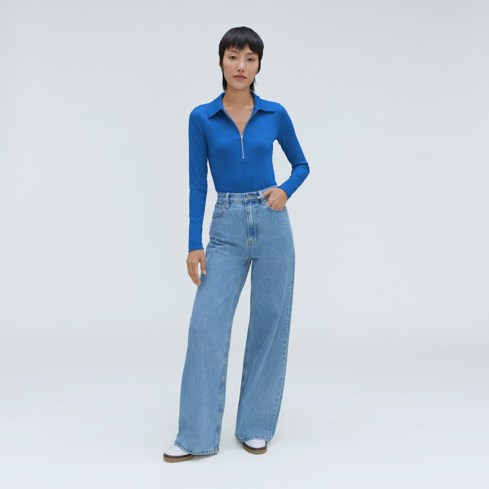 womens-super-soft-zip-polo-lapis-blue