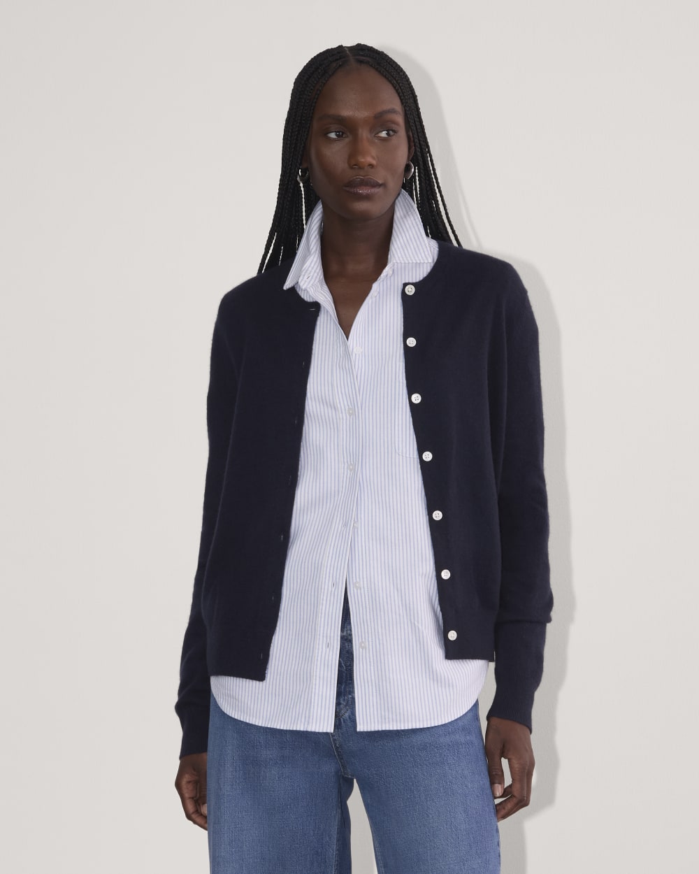The Classic Cardigan in Cashmere | Navy – Everlane