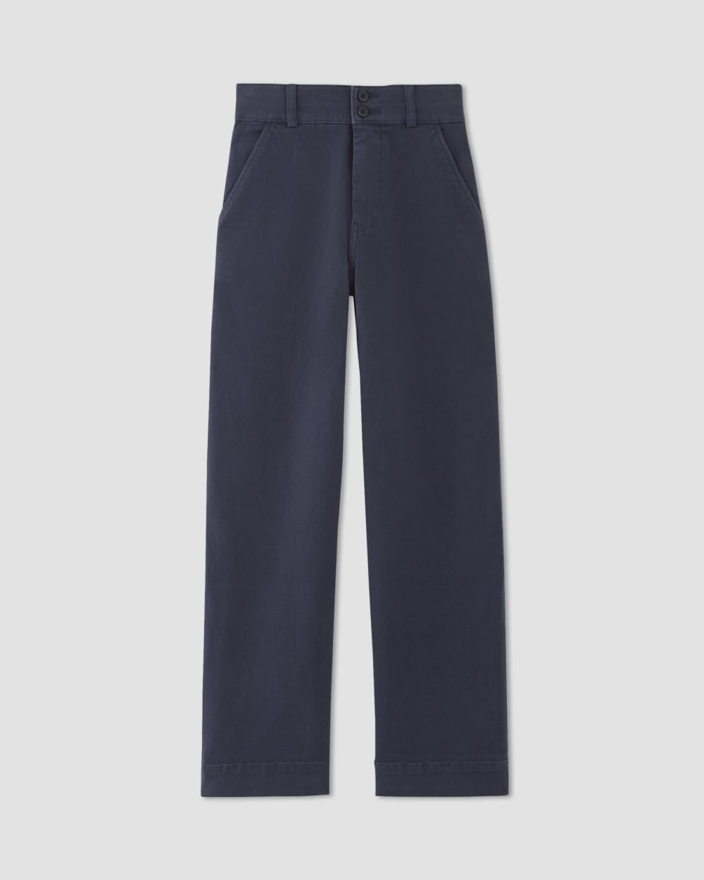 womens-twill-wide-leg-pant-navy | alt