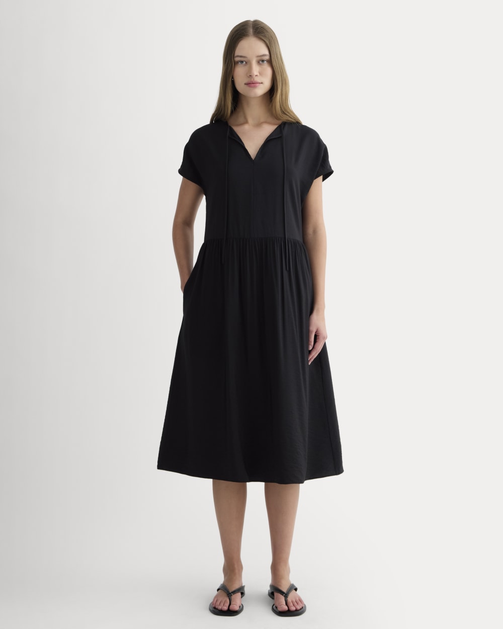 The Midi Dress in SoftLuxe | Black The Midi Dress in SoftLuxe | Black