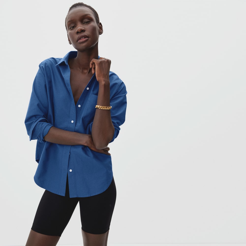 womens-relaxed-oxford-shirt-deep-blue | primary