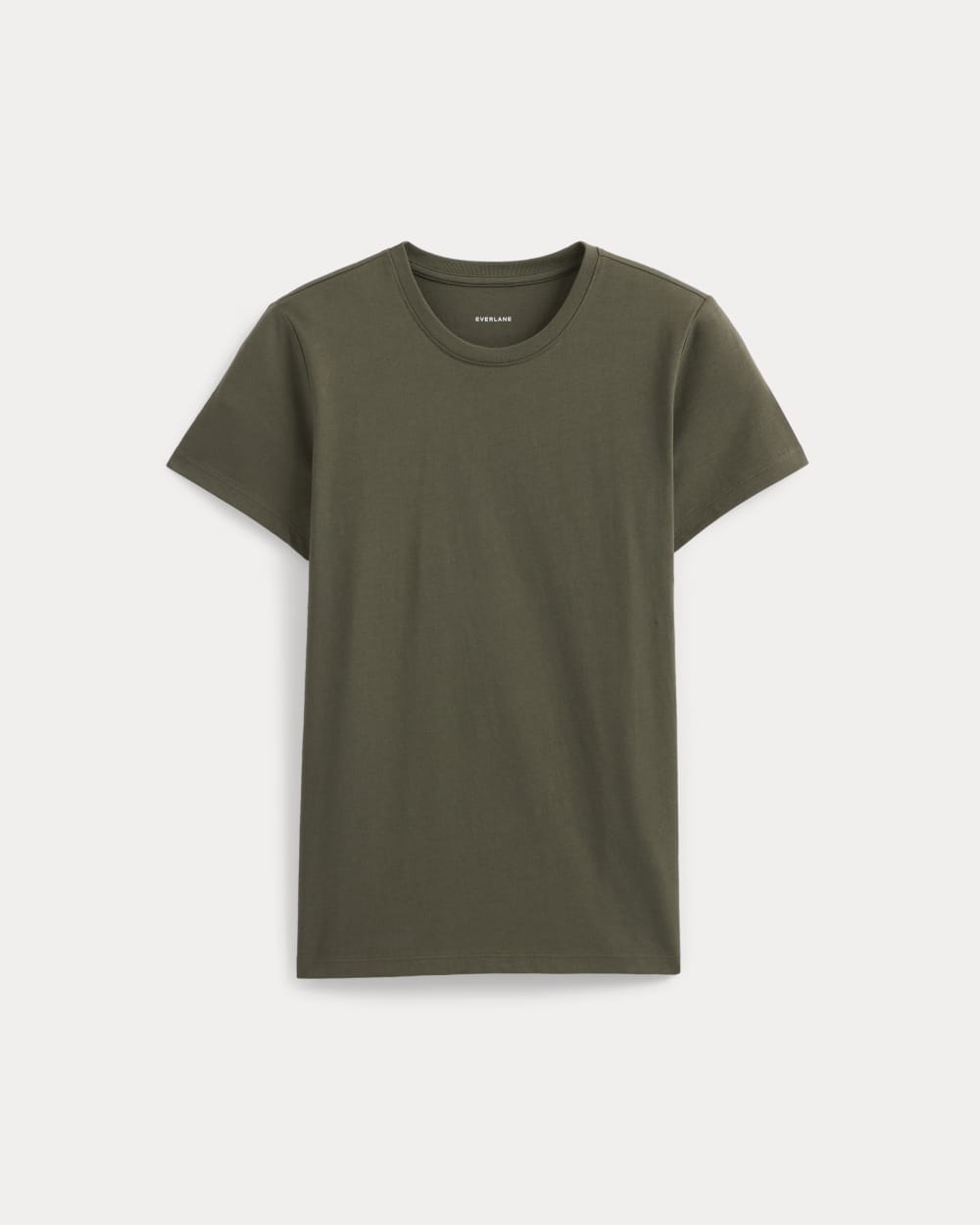 womens-organic-cotton-slim-crew-tee-olive-night | primary