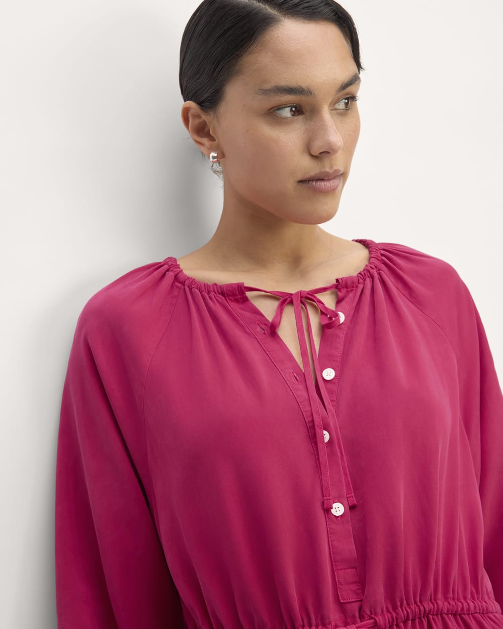 womens-tencel-gathered-maxi-dress-red-currant