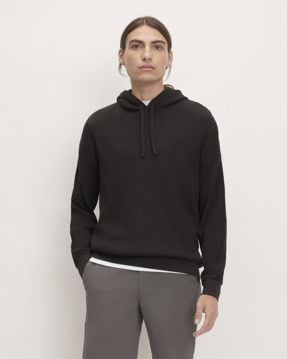 mens-waffle-hoodie-black | primary