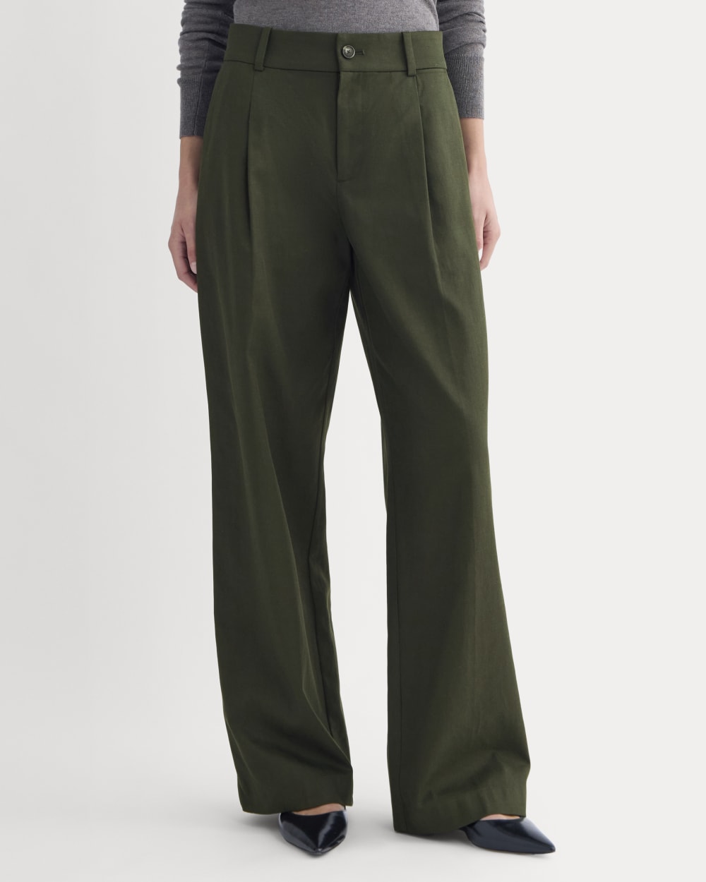 womens-wide-leg-trouser-in-buttersmooth-long-dark-green