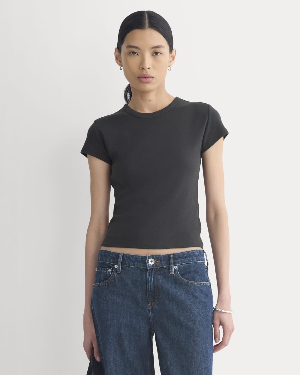 RetroSoft Cotton Crew | Black – Everlane
