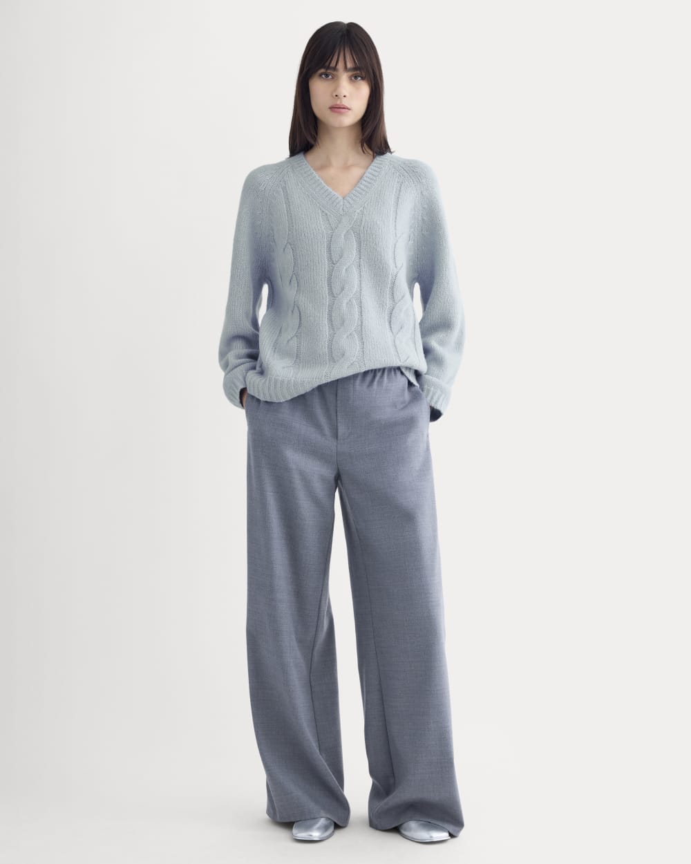 womens-cloud-cable-v-neck-sweater-forever-blue
