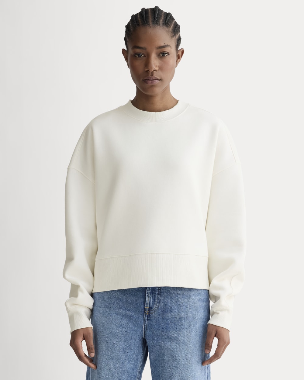 Luxe Fleece Sweatshirt Bone – Everlane