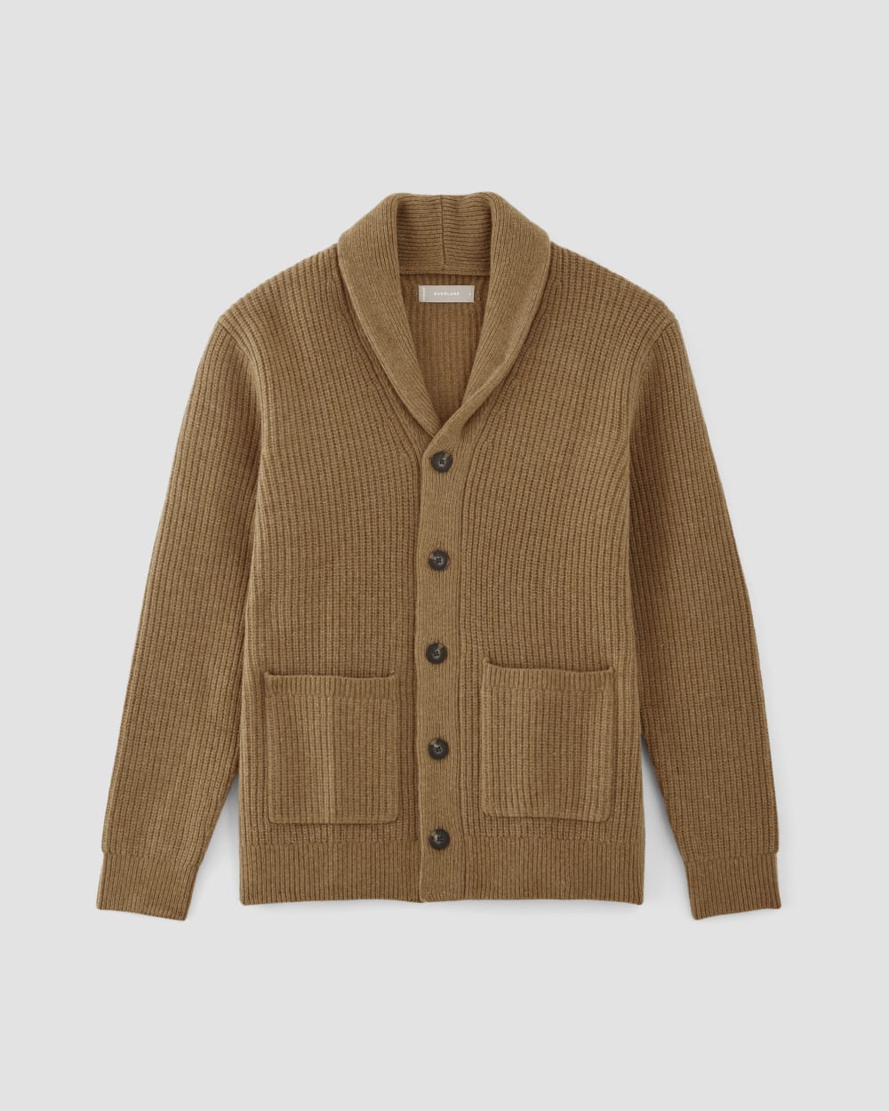 mens-merino-collar-cardigan-deep-camel | alt