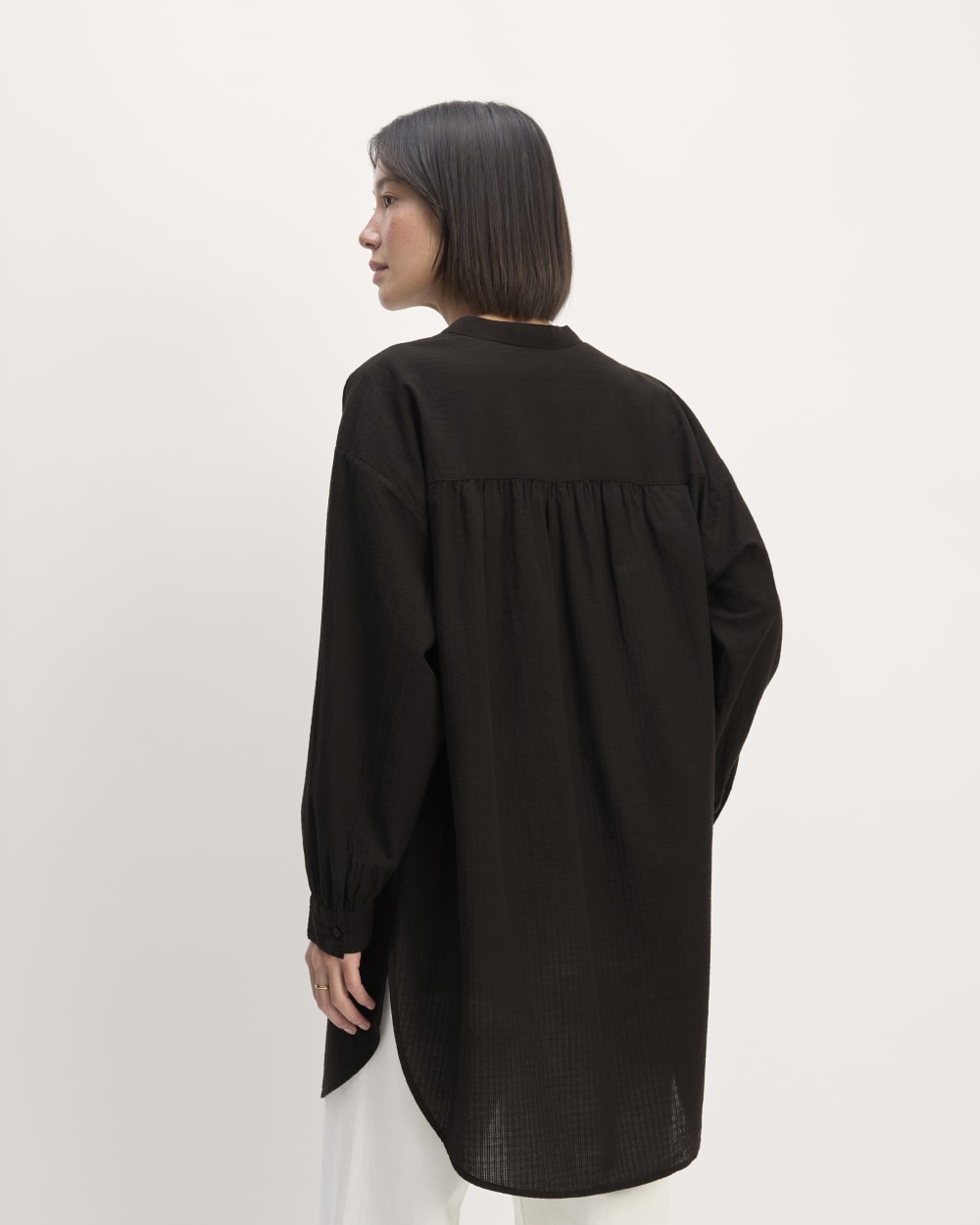 womens-gauze-oversized-shirt-black
