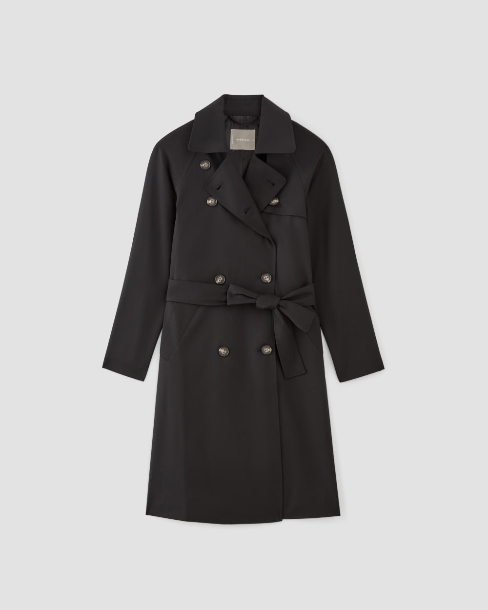 womens-itailan-wool-modern-trench-black | alt