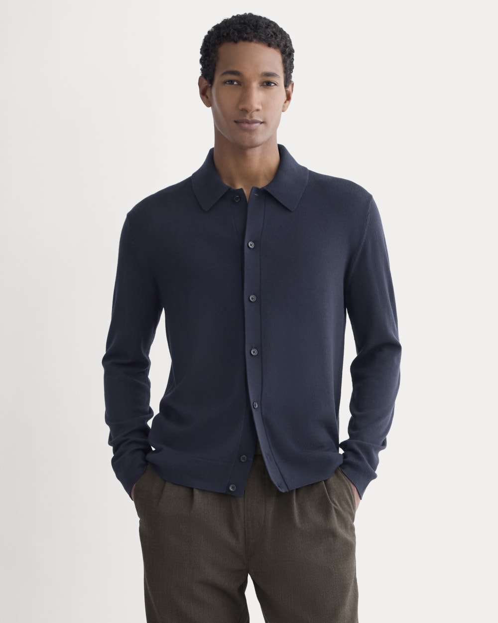 mens-ultrasoft-button-down-sweater-navy | primary