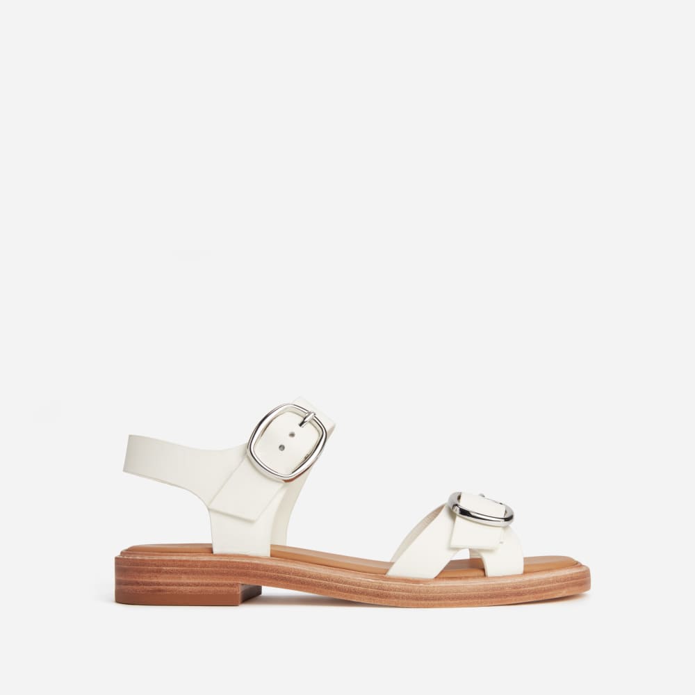 womens-italian-leather-buckle-sandal-canvas-tan | alt