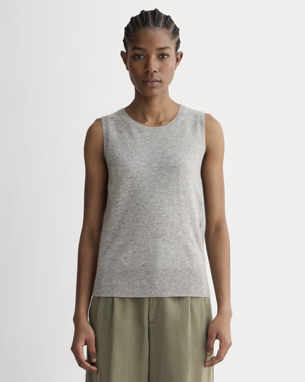 The Classic Tank in Cashmere | Light Heather Grey – Everlane